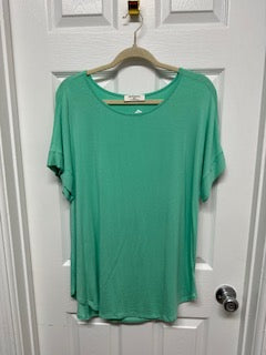 Zenana Plus Oversized green Shirt