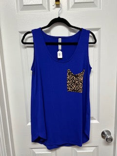 Zenana Royal Blue SS Top