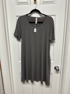 Zenana Gray Dress