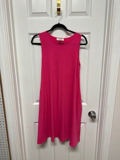 Zenana Pink Tank Dress